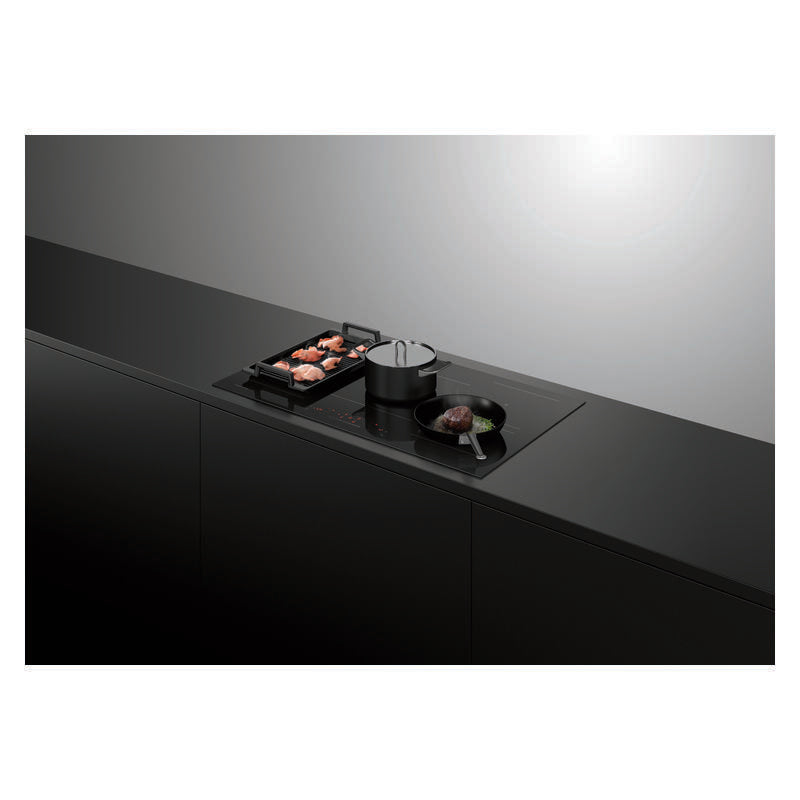 Fisher & Paykel 90cm 5-Zone Induction Cooktop with Low Current - Black (Series 5)