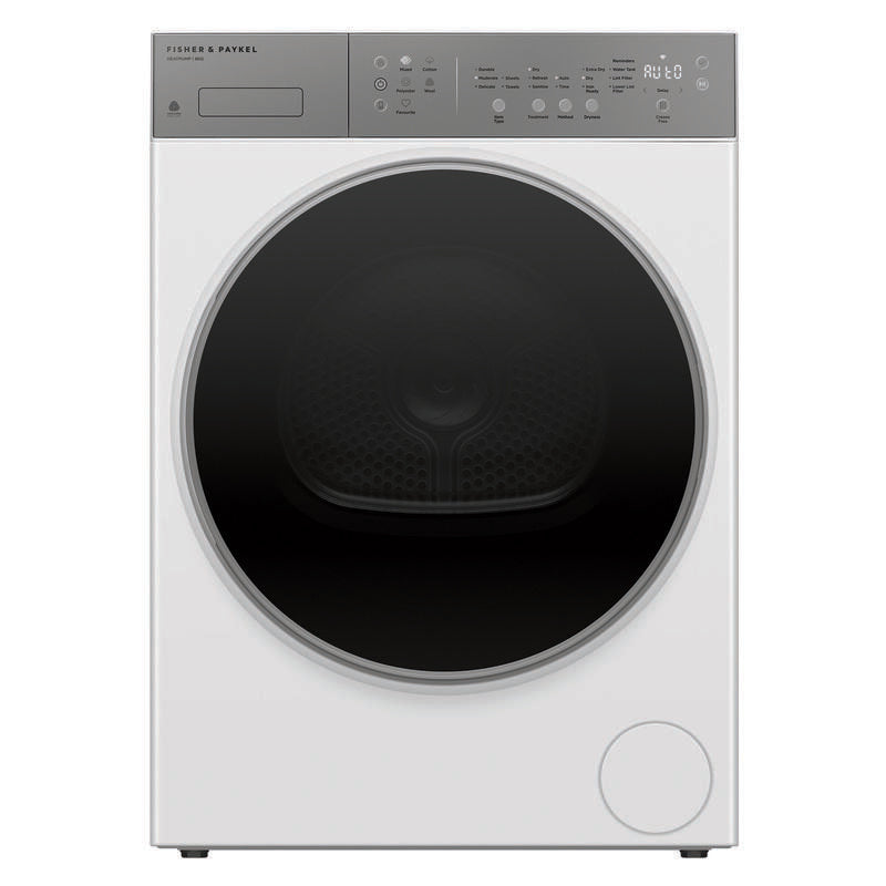 Fisher & Paykel 8kg Smart Heat Pump Condenser Dryer – White (Contemporary Series 5)