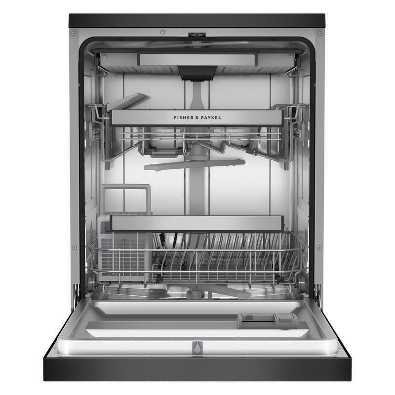 Fisher & Paykel 60cm Contemporary Dishwasher (Series 7) - Black Stainless Steel