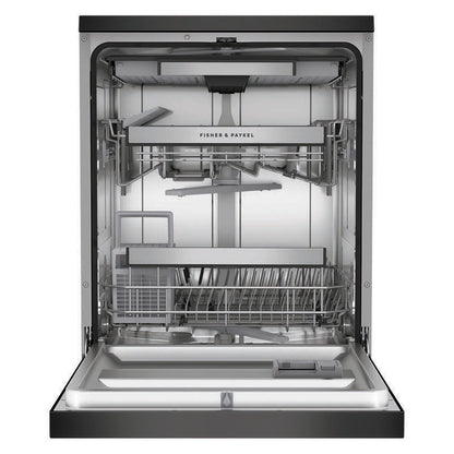 Fisher & Paykel 60cm Contemporary Dishwasher (Series 7) - Black Stainless Steel