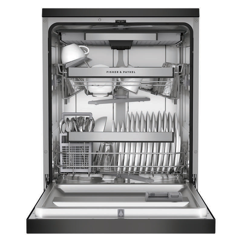 Fisher & Paykel 60cm Contemporary Dishwasher (Series 7) - Black Stainless Steel