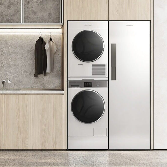 FISHERPAYKEL FABRIC CARE CABINET WHITE 60CM