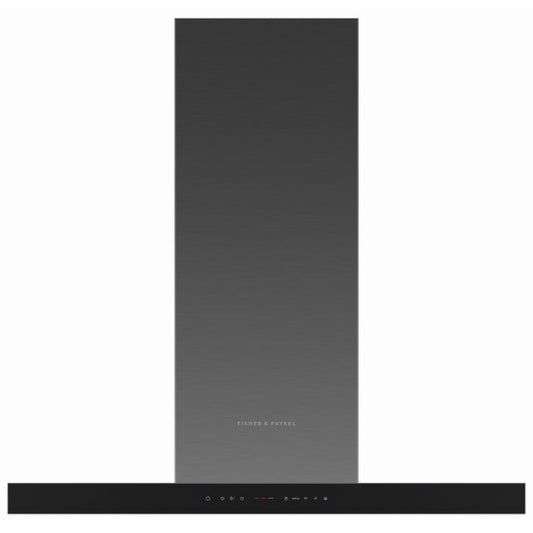 FISHERPAYKEL CONNECTED CANOPY RANGEHOOD BLACK 90CM
