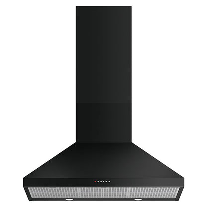 FISHERPAYKEL CANOPY WALL RANGEHOOD BLACK 90CM
