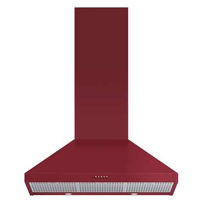 FISHERPAYKEL CANOPY WALL RANGEHOOD RED 90CM