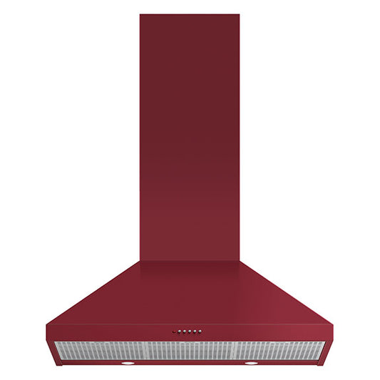 FISHERPAYKEL CANOPY WALL RANGEHOOD RED 90CM