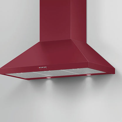FISHERPAYKEL CANOPY WALL RANGEHOOD RED 90CM