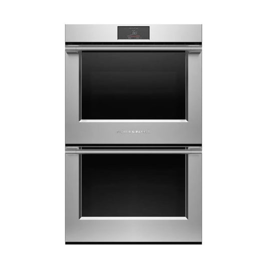 FISHERPAYKEL PRO STYLE DOUBLE OVEN SELF CLEANING SS 76CM