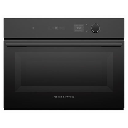 FISHERPAYKEL MICROWAVE OVEN COMPANION SMARTHQ MINIMAL BLACK 60CM