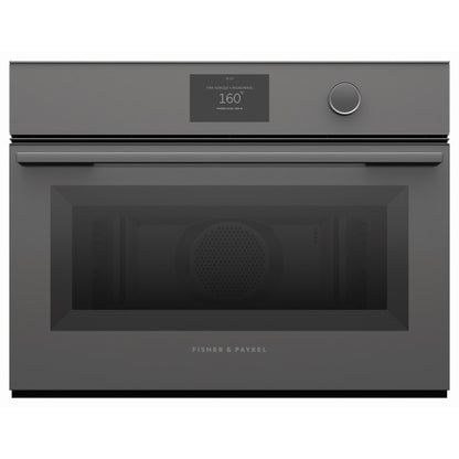 FISHERPAYKEL MICROWAVE OVEN COMPANION SMARTHQ MINIMAL GREY 60CM