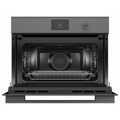 FISHERPAYKEL MICROWAVE OVEN COMPANION SMARTHQ MINIMAL GREY 60CM