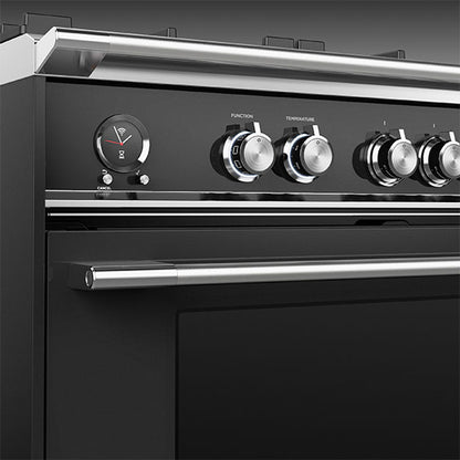 Fisher & Paykel 90cm Series 9 Classic 5 Burner Dual Fuel Pyrolytic Cooker