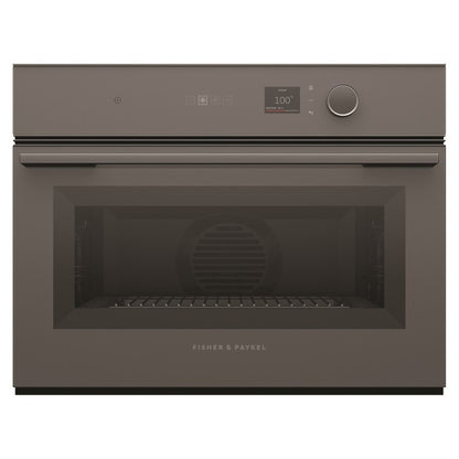 FISHERPAYKEL COMPACT COMBI-STEAM OVEN MINIMAL SERIES 7 GREY GLASS 60cm