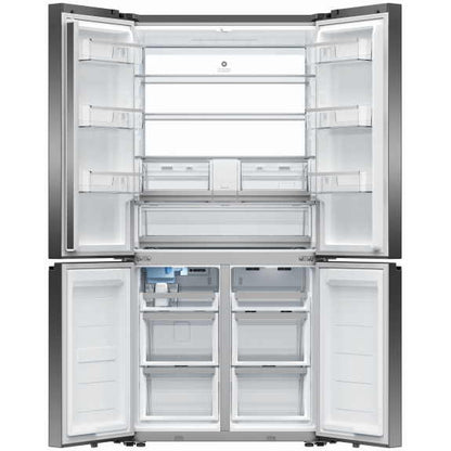 Fisher & Paykel 690L Series 7 Quad Door Refrigerator Freezer, Ice & Water
