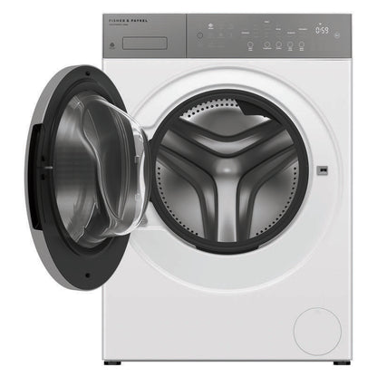 Fisher & Paykel 10kg Smart Front Load Washing Machine - White (Series 5 - Contemporary)