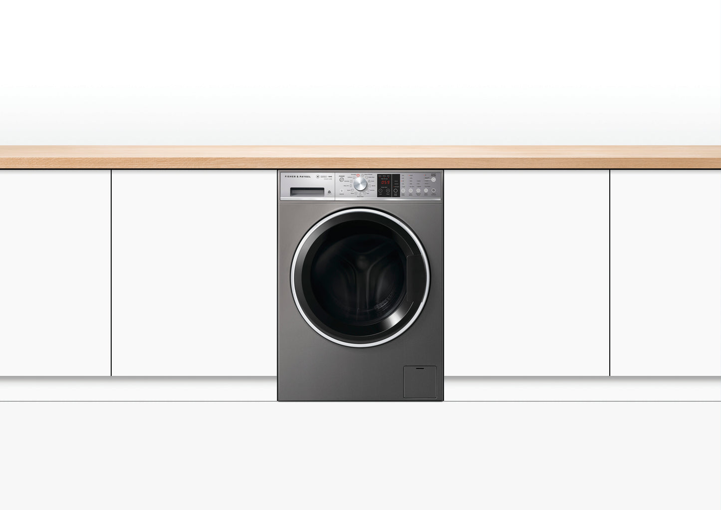 Fisher & Paykel 10kg Series 9 Front Loader Washer, Steam Care