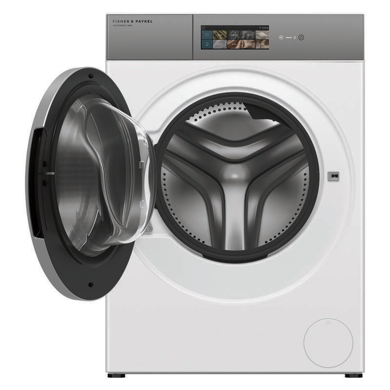 Fisher & Paykel 12kg Smart Front Load Washing Machine - FlexiDose - White (Series 9 Contemporary)