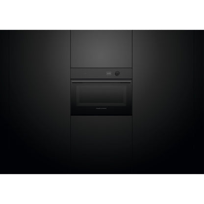FISHERPAYKEL MICROWAVE OVEN COMPANION SMARTHQ MINIMAL BLACK 60CM