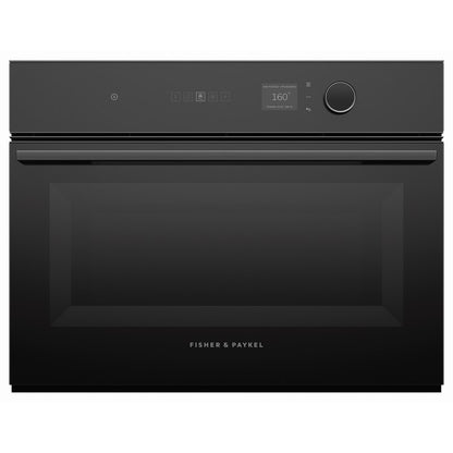 FISHERPAYKEL MICROWAVE OVEN COMPANION SMARTHQ MINIMAL BLACK 60CM