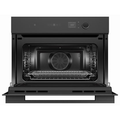 FISHERPAYKEL MICROWAVE OVEN COMPANION SMARTHQ MINIMAL BLACK 60CM