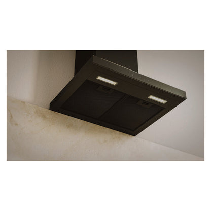 Haier 60cm Box Chimney Wall Mounted Rangehood - Black (600 Series)