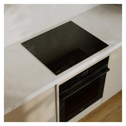 Haier 60cm 4 Zone Induction Cooktop -  Flexi Zone - Black Glass (500 Series)