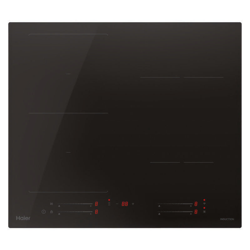 Haier 60cm 4 Zone Induction Cooktop with Low Current - Black Glass (500 Series)