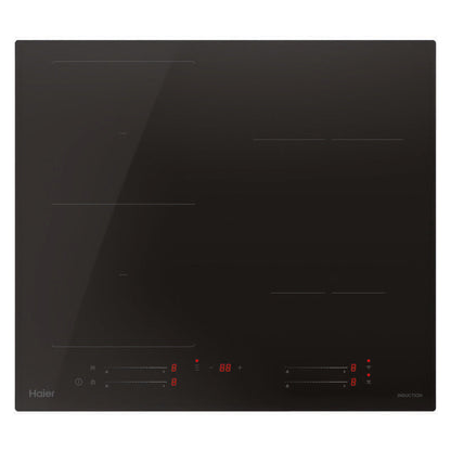 Haier 60cm 4 Zone Induction Cooktop with Low Current - Black Glass (500 Series)