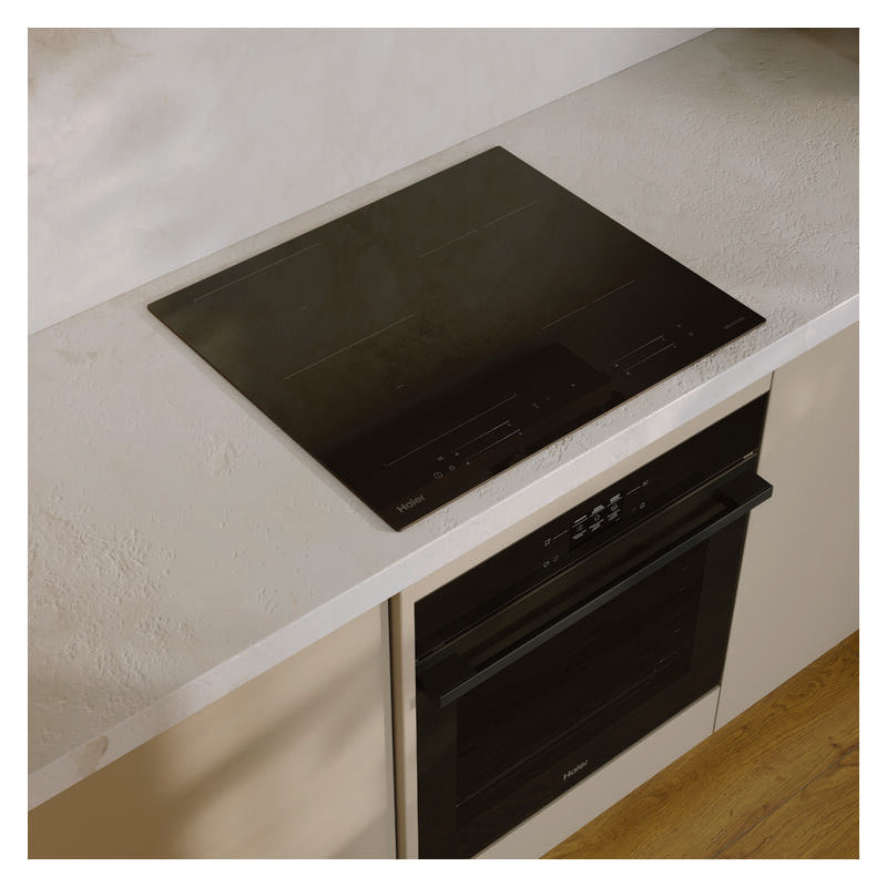 Haier 60cm 4 Zone Induction Cooktop with Low Current - Black Glass (500 Series)