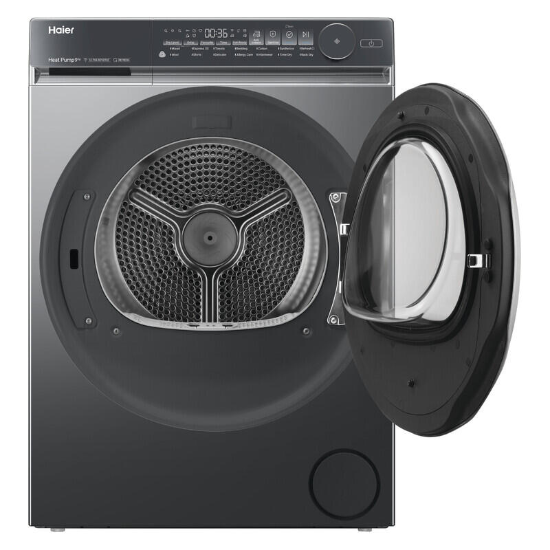 Haier 9kg Smart Heat Pump Condenser Dryer - Dark (500 Series)