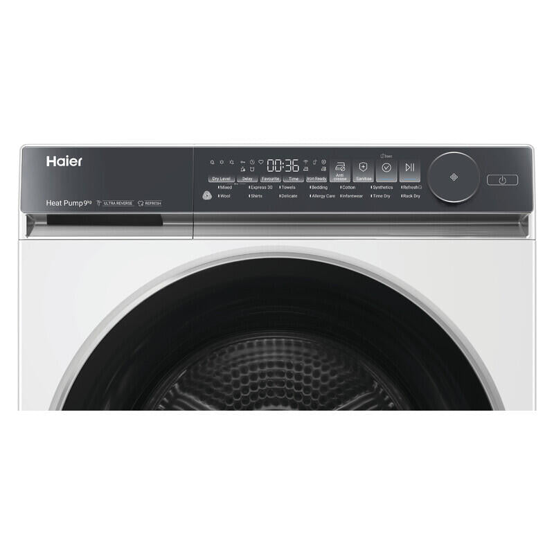 Haier 9kg Heat Pump Condenser Dryer - White (500 Series)