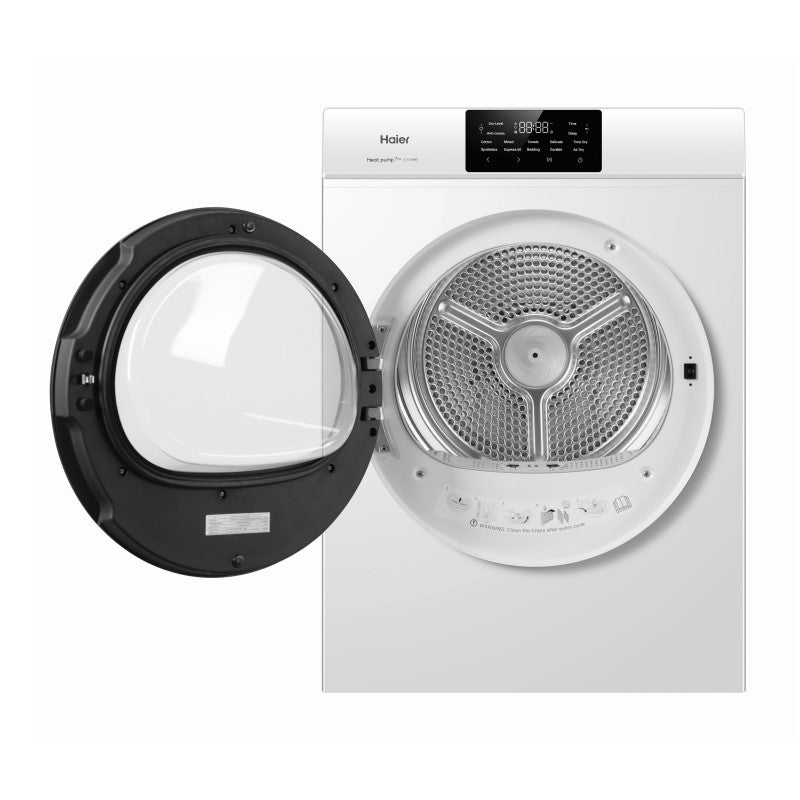 Haier 7kg Heat Pump Condenser Dryer - White (300 Series)