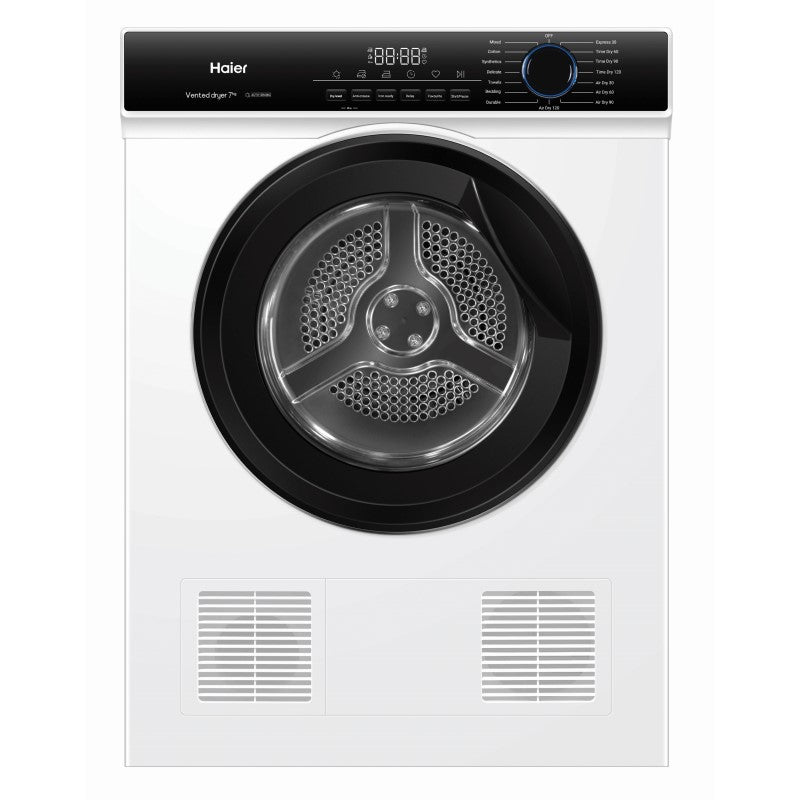 Haier 7kg Sensor Vented Dryer - White (300 Series)