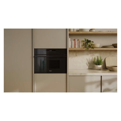 Haier 60cm 45L Built-In Combination Microwave Oven - Black (500 Series)