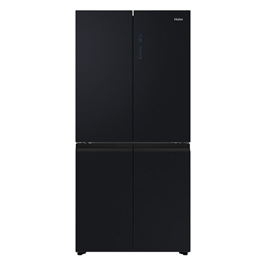 Haier 463L Quad Door Fridge Freezer - Black (600 Series)