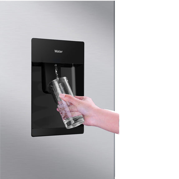 Haier 508L Quad Door Fridge Freezer with Water Dispenser - Satina (600 Series)