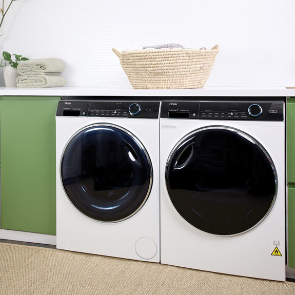 Haier 8.5kg Front Load Washing Machine - White (500 Series)