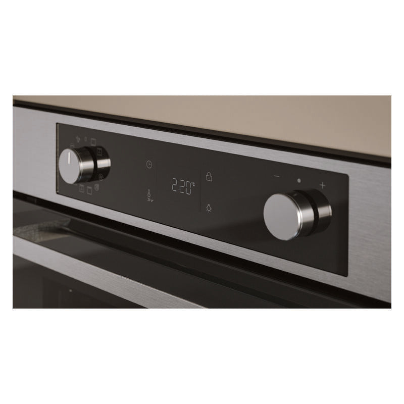 Haier 60cm Pyrolytic Built-In Oven with 12 Functions - Stainless Steel (500 Series)