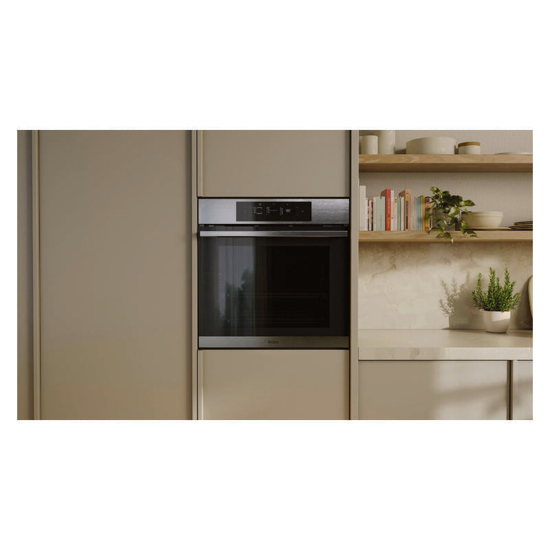 Haier 60cm Pyrolytic Built-In Oven with 14 Functions - Stainless Steel (500 Series)