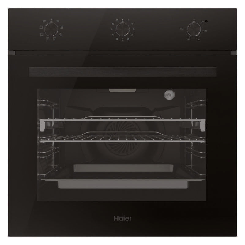 Haier 60cm Built-In Oven with 7 Functions - Black (300 Series)