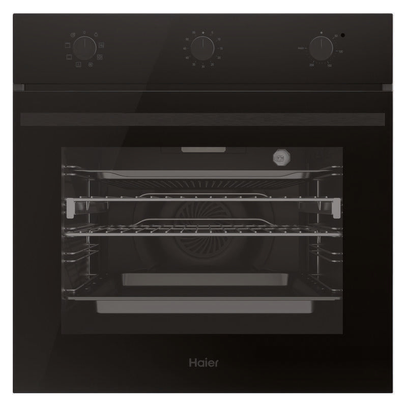 Haier 60cm Built-In Oven with 7 Functions - Black (300 Series)