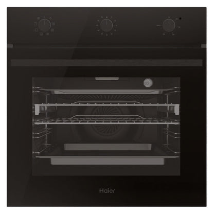 Haier 60cm Built-In Oven with 7 Functions - Black (300 Series)