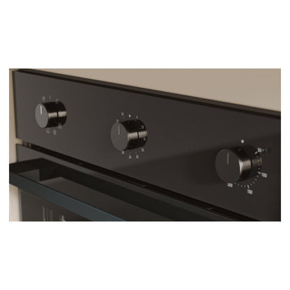 Haier 60cm Built-In Oven with 7 Functions - Black (300 Series)
