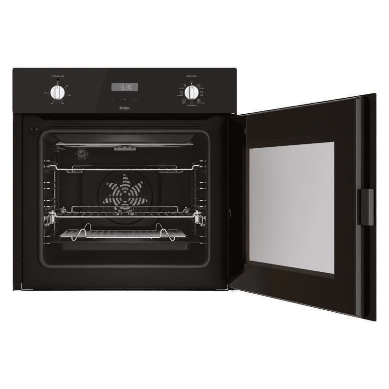 Haier 60cm Built-In Oven with 7 Functions - Black (300 Series)
