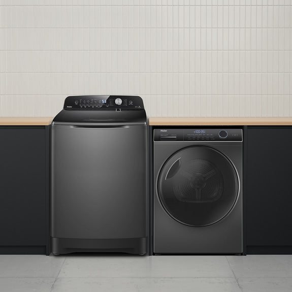 Haier 10kg Top Load Washing Machine - Dark (500 Series)
