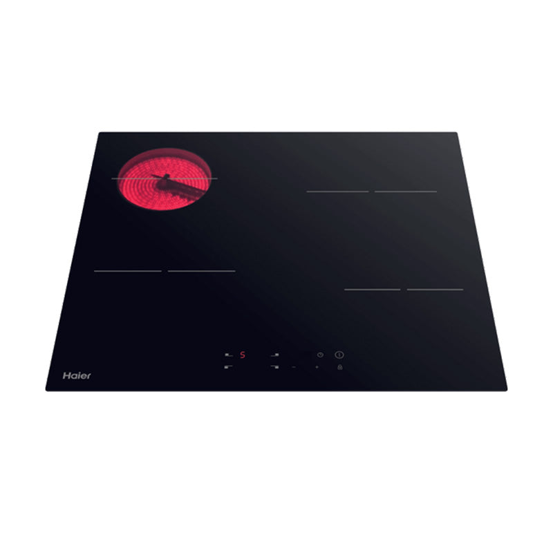 Haier 60cm 4-Zone Ceramic Cooktop - Black (300 Series)