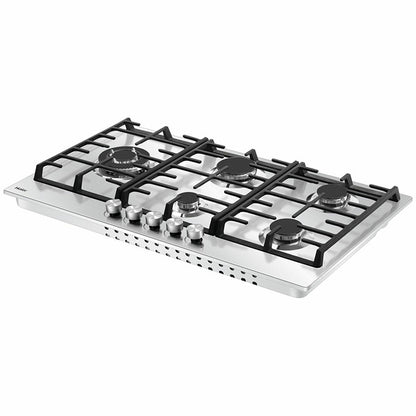 Haier 90cm Gas Cooktop - Stainless Steel