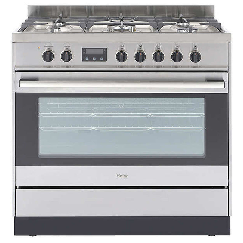 HAIER FREESTANDING DUAL FUEL COOKER 90cm