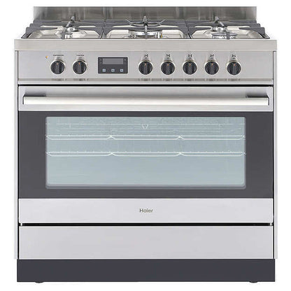 HAIER FREESTANDING DUAL FUEL COOKER 90cm