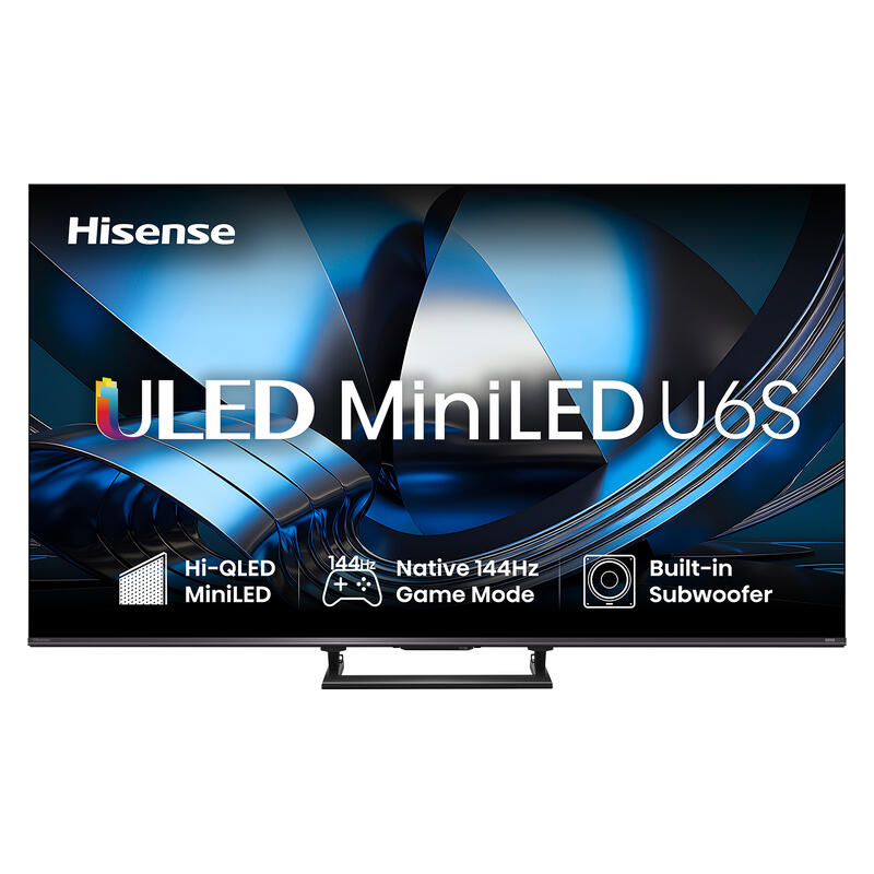 Hisense 55" U6SAU Smart 4K Mini-LED Hi-QLED AI TV (2026)